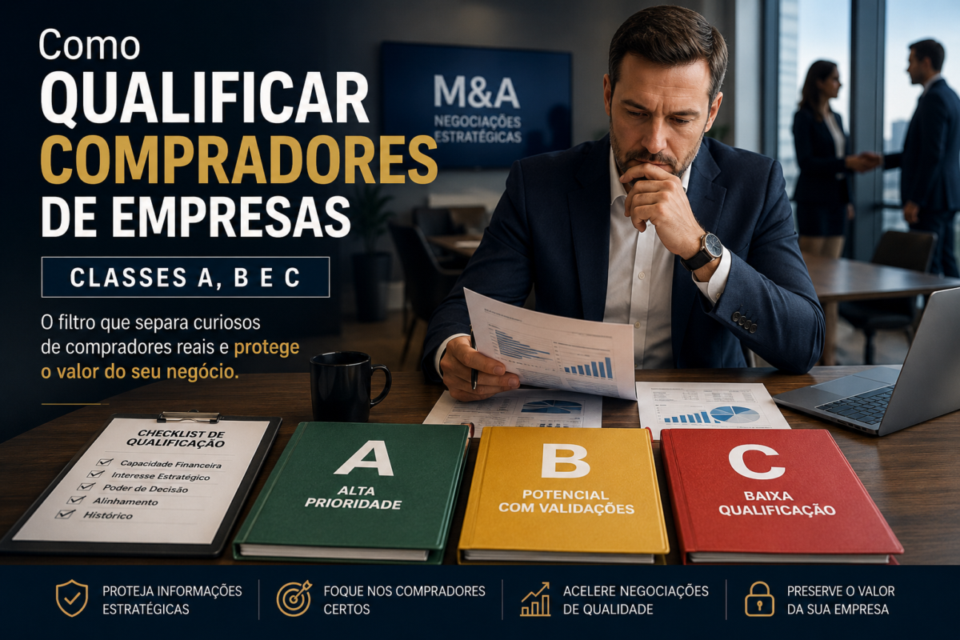 Como qualificar compradores (A, B e C) na venda da empresa