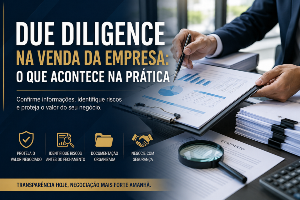 Due Diligence na Venda da Empresa: Quando Ela Protege o Valor do Negócio e o Que Acontece na Prática