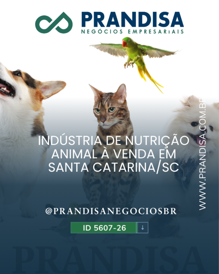 INDÚSTRIA DE NUTRIÇÃO ANIMAL, RAÇÃO, À VENDA EM SANTA CATARINA -SC