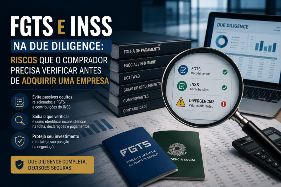FGTS e INSS na Due Diligence: Riscos que o Comprador Precisa Verificar Antes de Adquirir uma Empresa