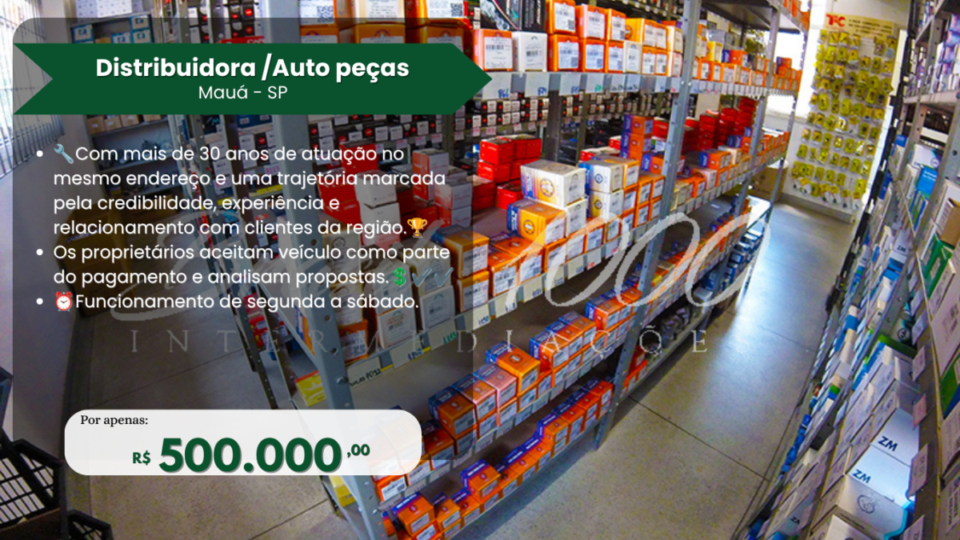 Distribuidora de Auto Peças em Mauá, SP