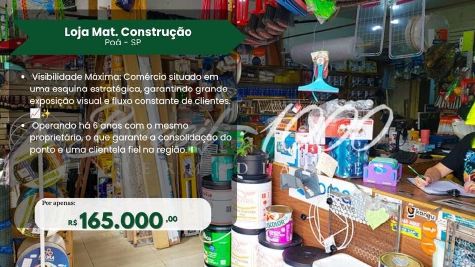 Loja de Material de Construção em Poá, SP