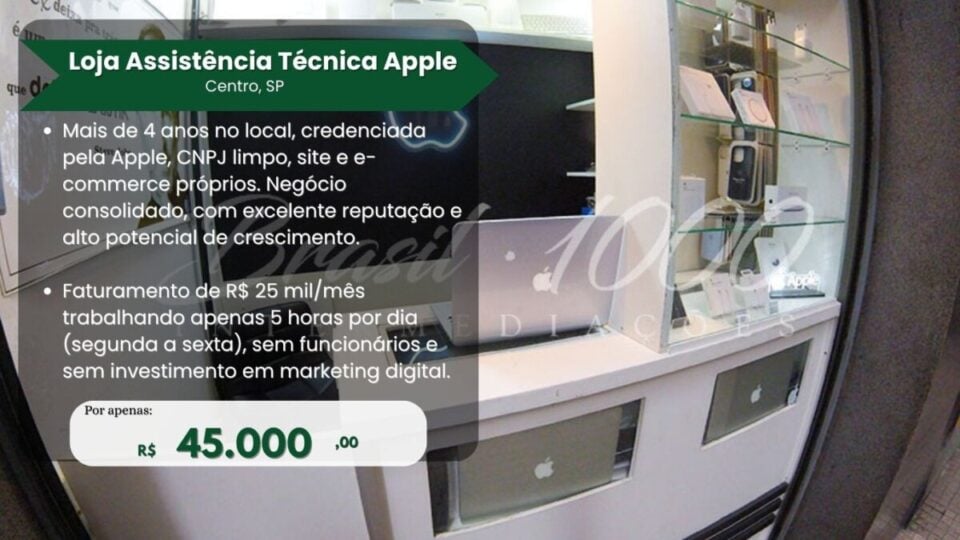 Loja Assistência Técnica Apple, Centro, SP