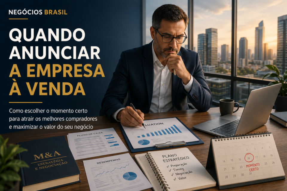Quando Anunciar a Empresa à Venda (e Quando Não Anunciar)