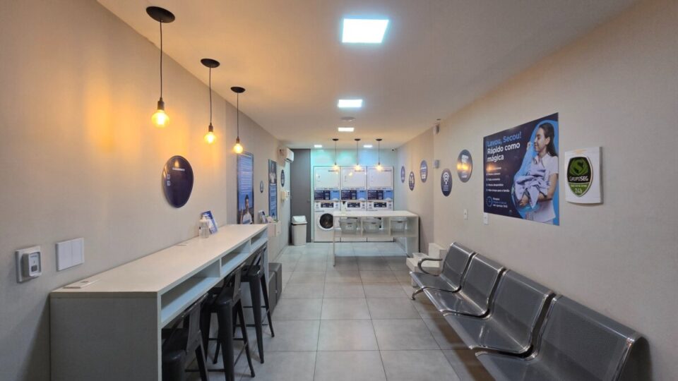 OPORTUNIDADE DE INVESTIMENTO Lavanderia Self-Service em Funcionamento