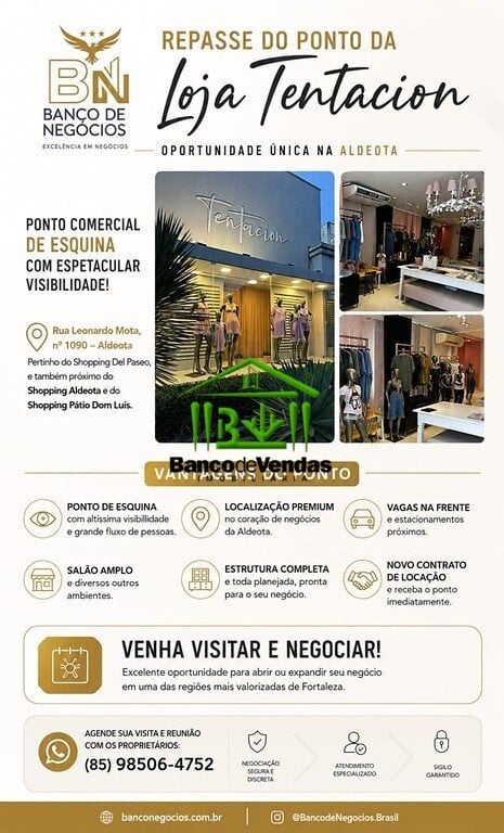 Repassamos Ótimo Ponto da Loja Tentacion