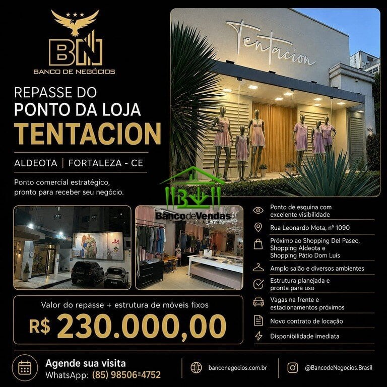 Repassamos Ótimo Ponto da Loja Tentacion