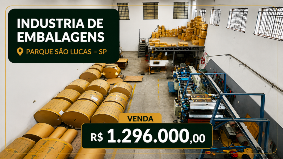 Industria de Embalagens localizada no Parque São Lucas, SP