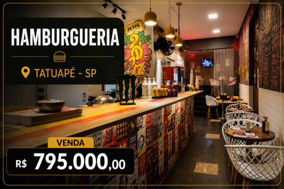 Hamburgueria no Tatuapé, SP Cod 112027