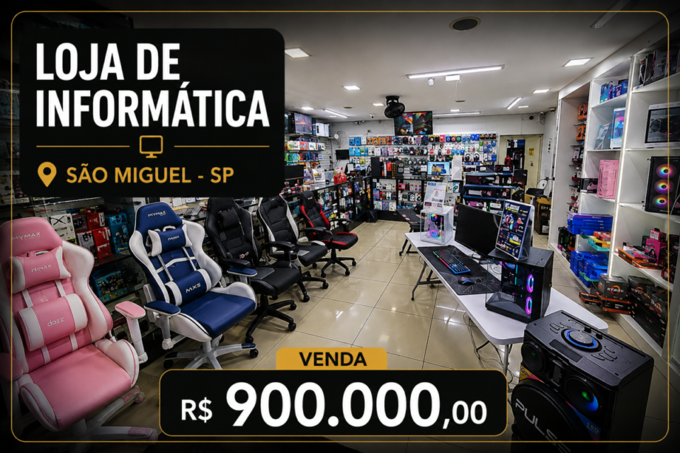 Informática localizada em São Miguel Pta – São Paulo – SP