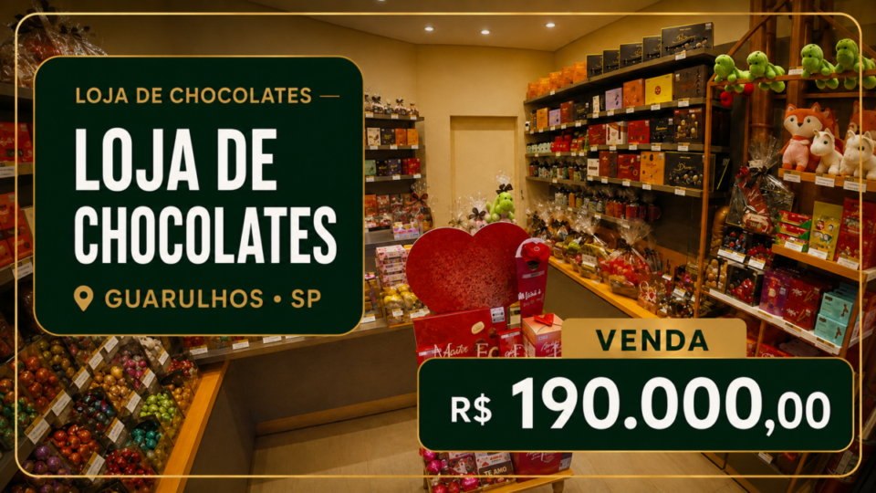 Loja de Chocolates em Guarulhos, SP Cod 111171