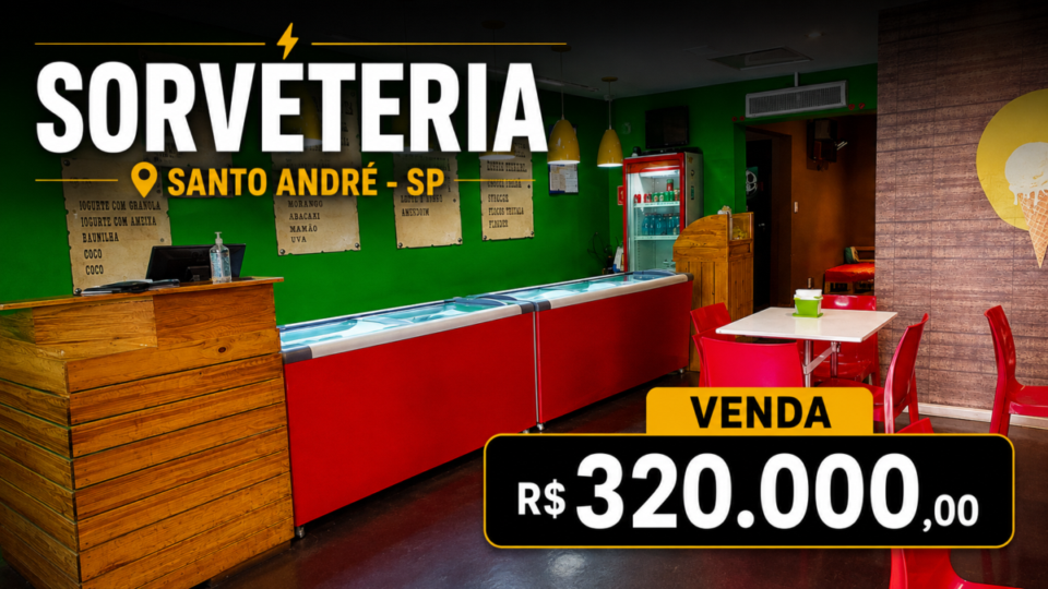 Sorveteria em Santo André, SP Cod 110265