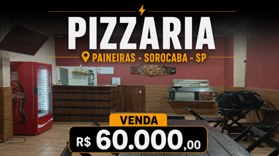 Pizzaria localizada em Sorocaba, Paineiras – SP