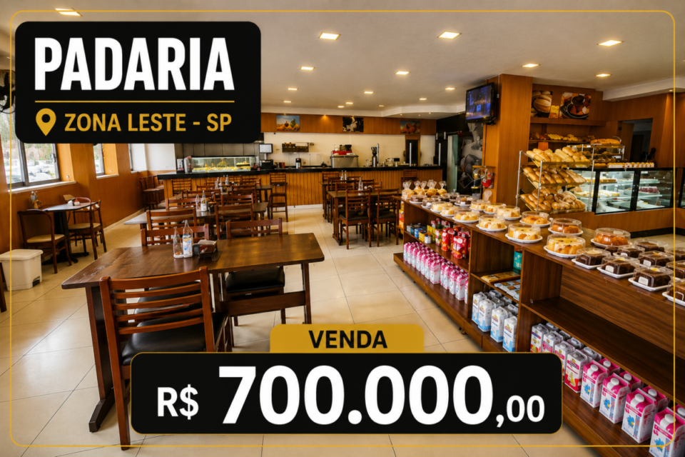 Padaria na Zona Leste de SP Cod 114231