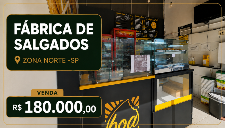 Fábrica de Salgados na Zona Norte