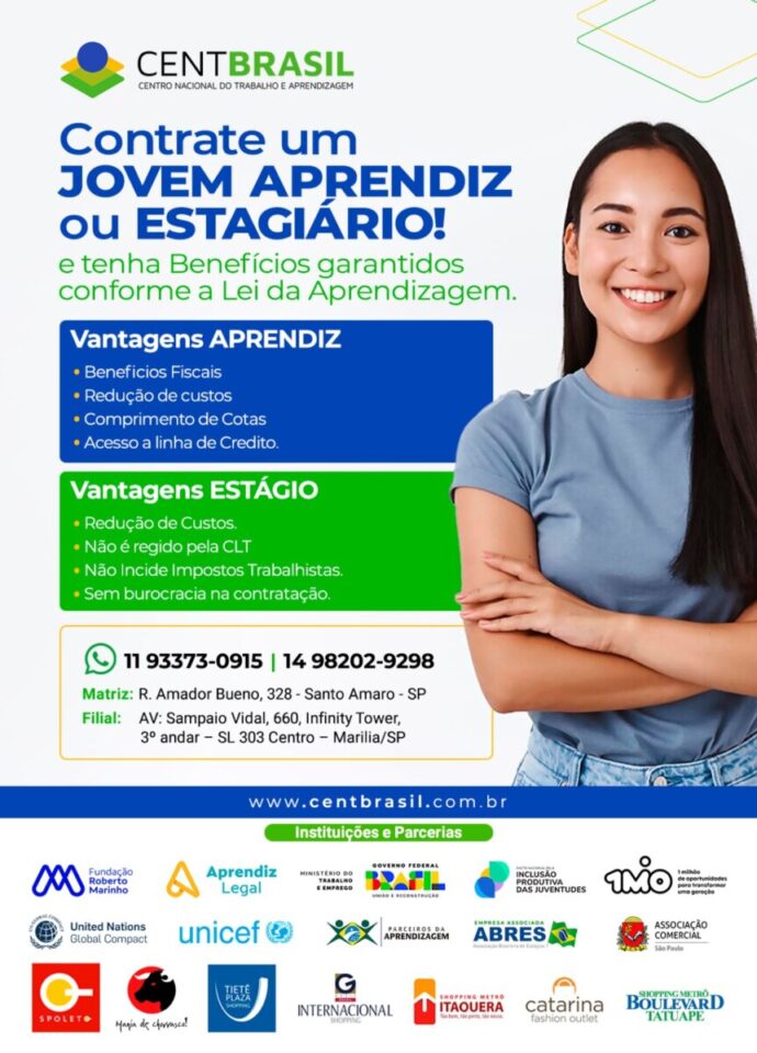 CENT BRASIL À VENDA  Oportunidade de Investimento no Setor de Empregabilid