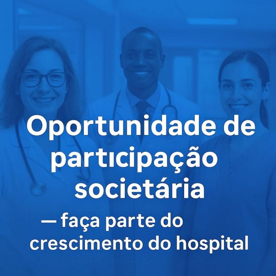Participação Societária no setor de saúde  hospital