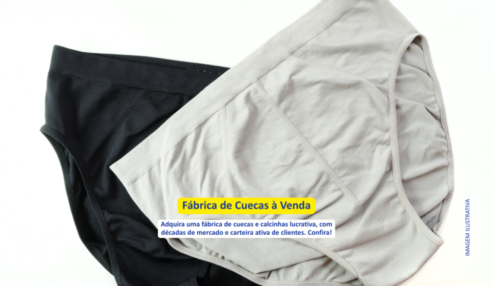 Cód285 – Fábrica de Cuecas e Calcinhas Adulto e Infantil