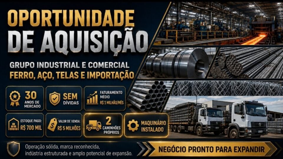 OPORTUNIDADE  GRUPO INDUSTRIAL E COMERCIAL DE FERRO, AÇO REG GRD SP