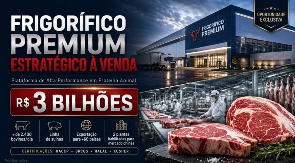 OPORTUNIDADE EXCLUSIVA PLATAFORMA FRIGORÍFICA PREMIUM  A VENDA
