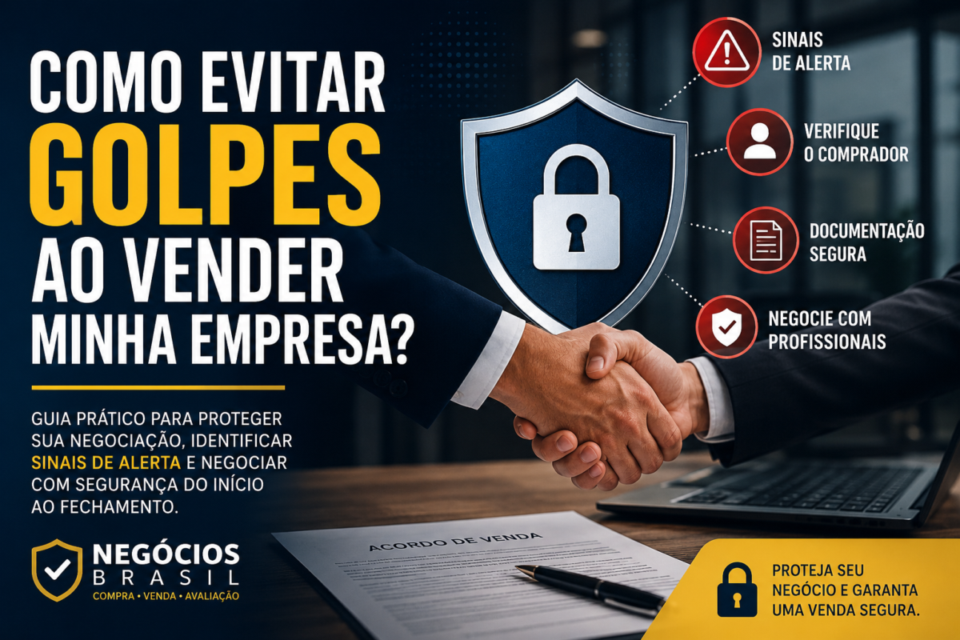 Como evitar golpes ao vender minha empresa?
