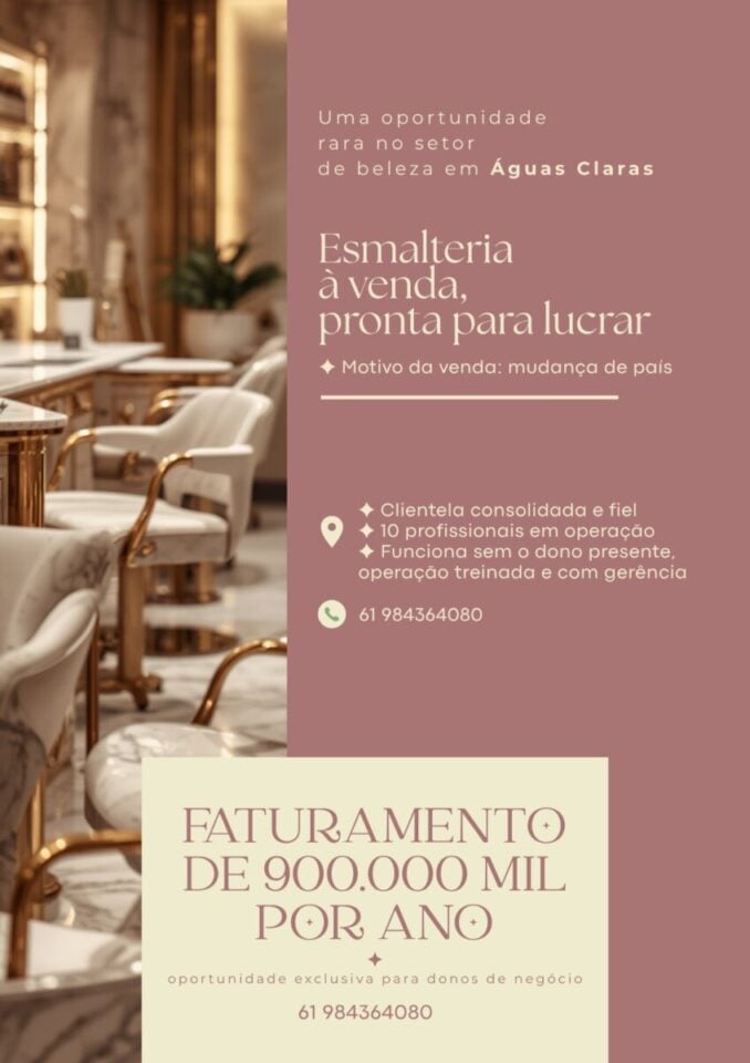 Esmalteria em Brasília – Pronta para faturar