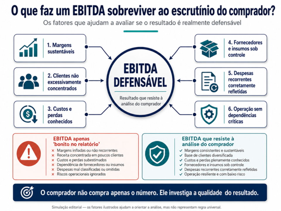 Estudo de Caso: Dobrou o EBITDA e Vendeu por 11x — Indústria de Alimentos — Minas Gerais