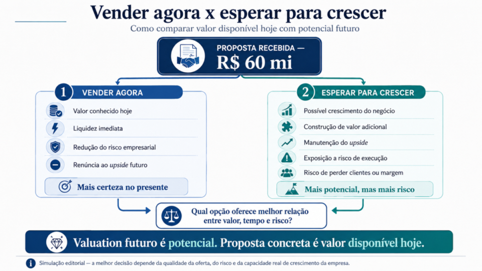 Estudo de Caso: Recusou R$ 60 Milhões e Hoje a Empresa Vale R$ 180 Milhões