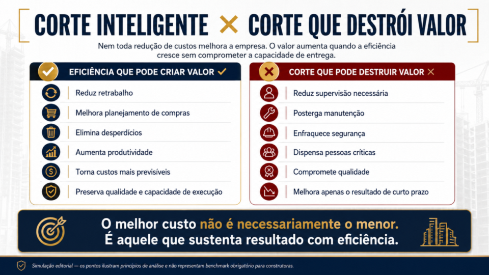 Estudo de Caso: Redução de Custos Gerou +R$ 18 mi em Valor — Construtora — Interior de SP