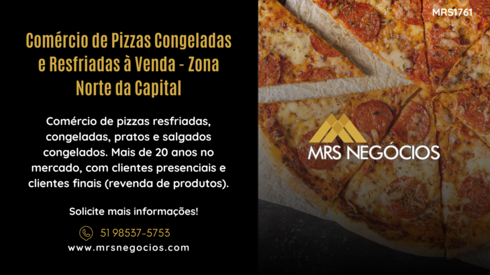 Comércio de Pizzas Congeladas e Resfriadas à Venda – Zona Norte da Capital