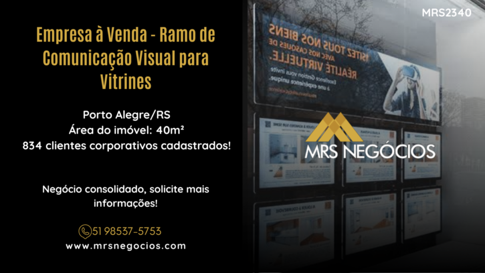 Distribuidora Exclusiva — Comunicação Visual de Vitrines