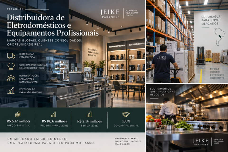 Paraguai – Distribuidora de Eletrodomésticos e Equipamentos Profissionais