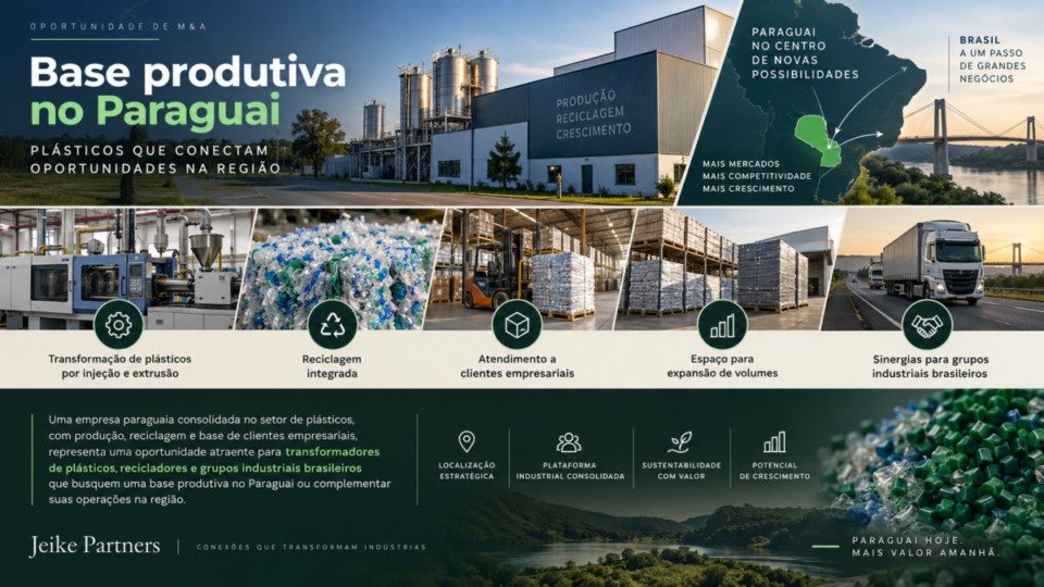 Paraguai – Indústria de Plásticos com Reciclagem Própria