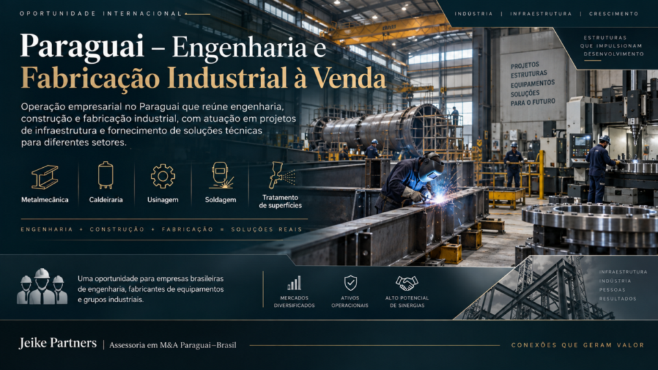 Paraguai – Engenharia e Fabricação Industrial à Venda