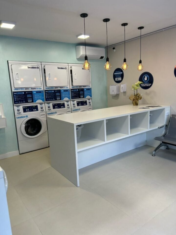 OPORTUNIDADE DE INVESTIMENTO Lavanderia Self-Service em Funcionamento