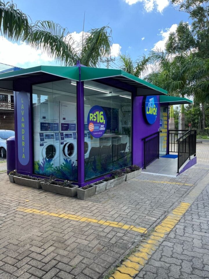 LAVANDERIA SELF-SERVICE LUCRATIVA LAVÔ MAIOR DO BRASIL
