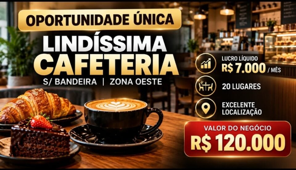 OPORTUNIDADE DE NEGÓCIO  ESTABELECIMENTO DE ALIMENTAÇÃO