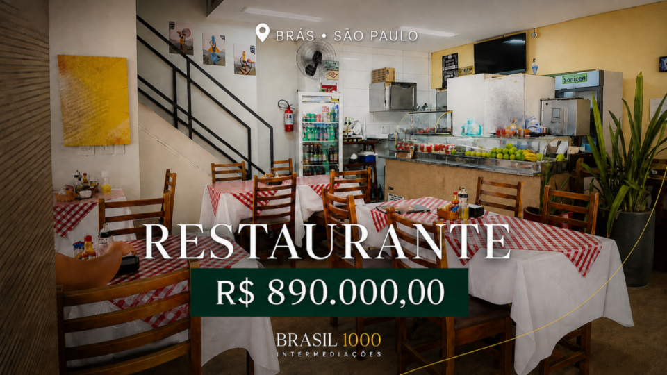 Restaurante no Brás, SP Cod 111026