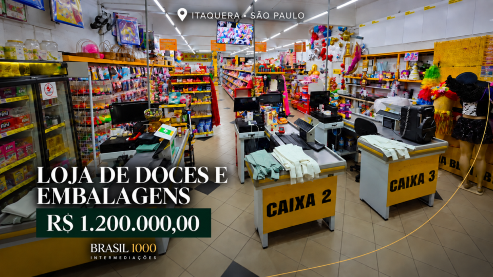 Loja de Doces e Embalagens em Itaquera, SP Cod 113897