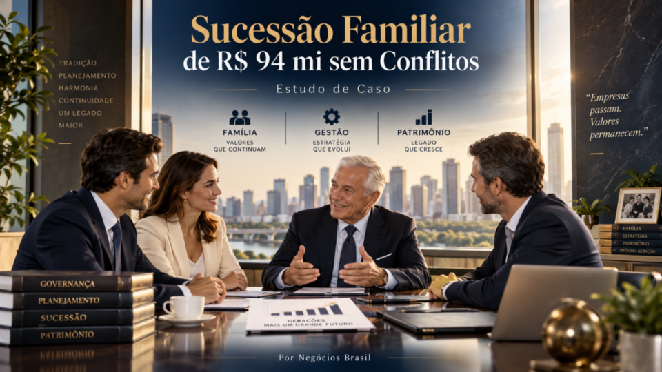 Estudo de Caso: Sucessão Familiar de R$ 94 mi sem Conflitos