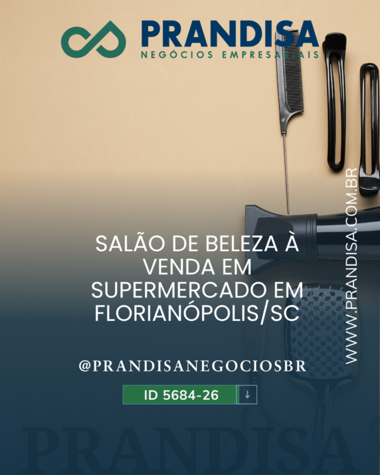 Salão de beleza dentro de supermercado à venda em Florianópolis – SC