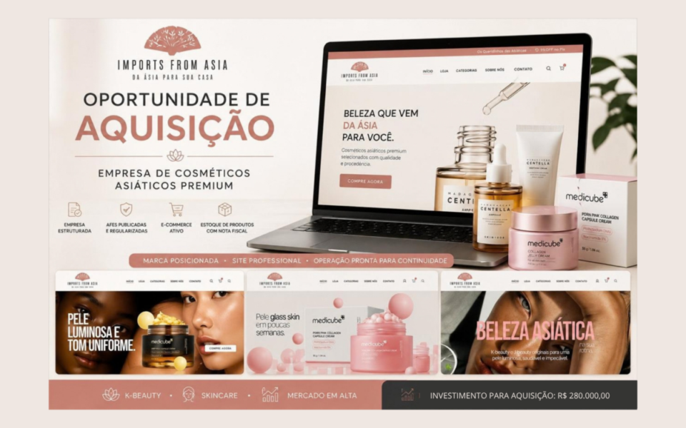Importadora de cosméticos com AFE Anvisa ativa  – SC