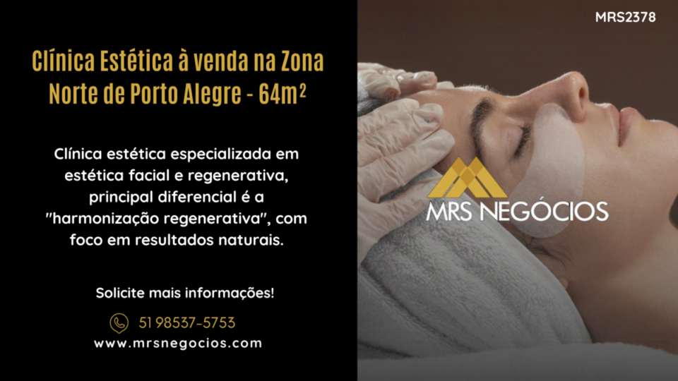 Clínica Estética à venda na Zona Norte de Porto Alegre – 64m²