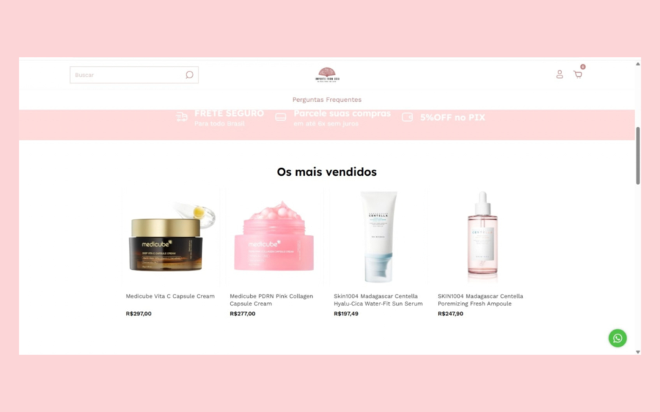 Importadora de cosméticos com AFE Anvisa ativa  – SC