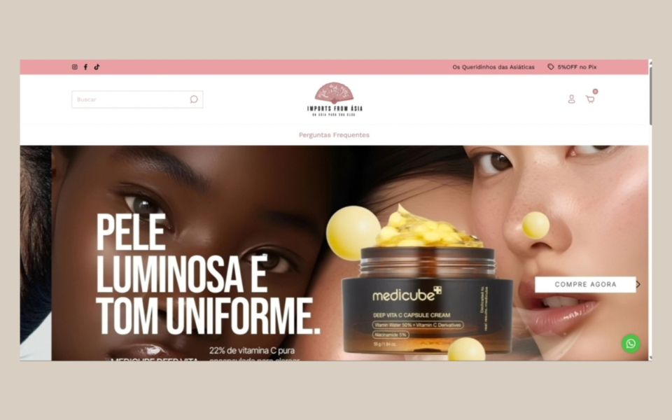 Importadora de cosméticos com AFE Anvisa ativa  – SC
