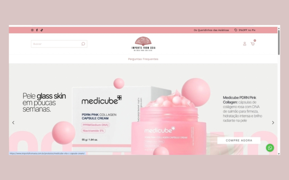 Importadora de cosméticos com AFE Anvisa ativa  – SC