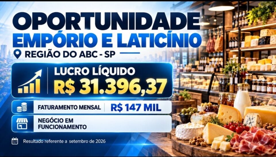 OPORTUNIDADE DE NEGÓCIO OPERAÇÃO LUCRATIVA