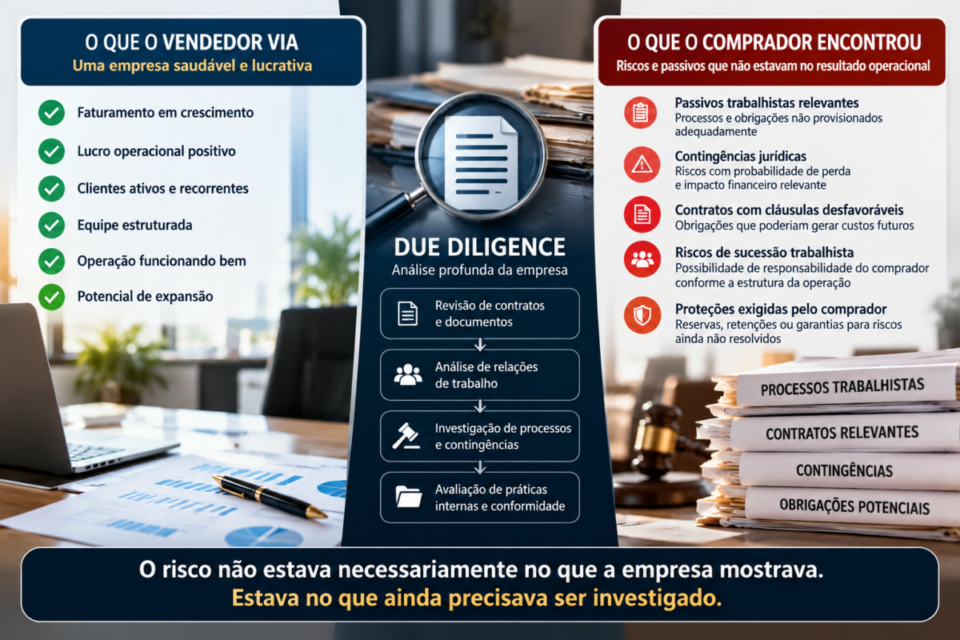 Estudo de Caso: Empresa Lucrativa que Valia Zero por Passivos Ocultos