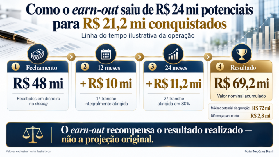 Estudo de Caso: Exit com Earn-out em Ações – Healthtech Vendida para Gigante