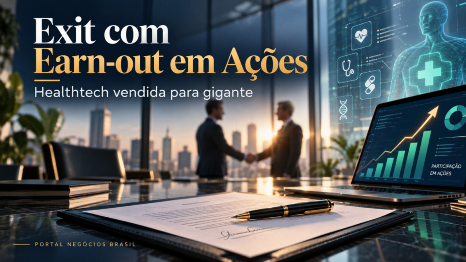 Estudo de Caso: Exit com Earn-out em Ações – Healthtech Vendida para Gigante